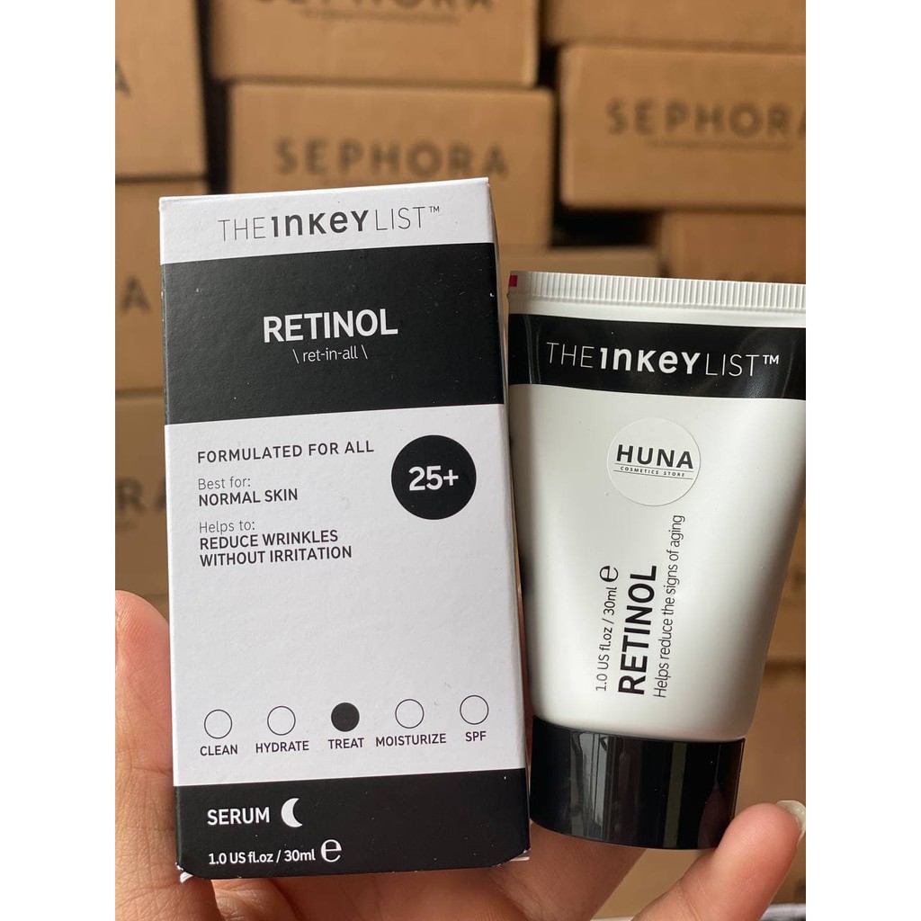 [BILL SEPHORA] SERUM CHỐNG LÃO HÓA, HỖ TRỢ GIẢM MỤN, TÁI TẠO DA RETINOL THE INKEY LIST 30ML | BigBuy360 - bigbuy360.vn