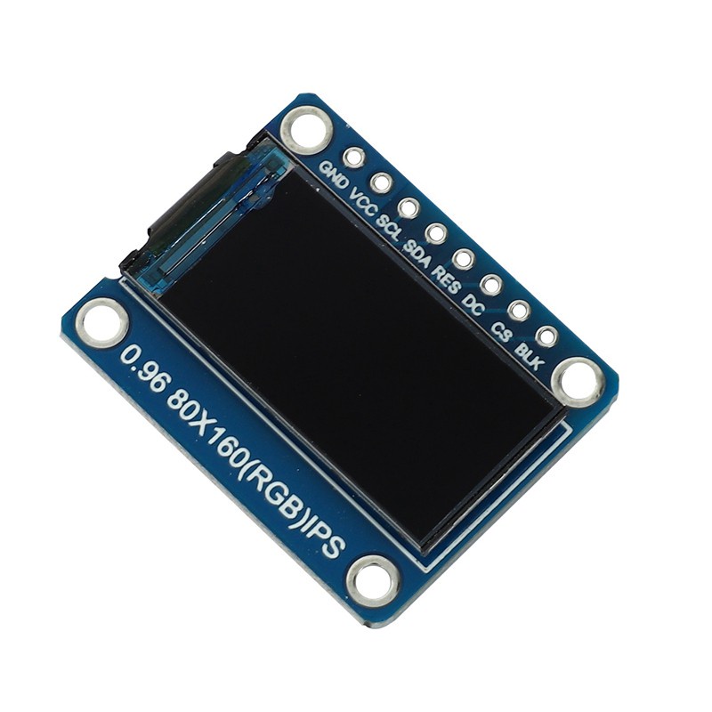 Ổ Cứng Ips 0.96 Inch 8 Pin Spi Hd 65k Tft Ule St7735 Drive Ic 80x160 Lcd 3.3v Spi