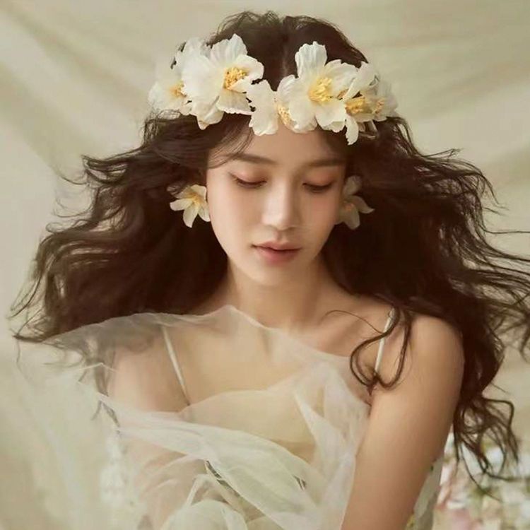 [Aishang Trang Sức Đẹp] Cài Tóc Hoa Lụa Làm Bằng Tay Phong Cách Mori Hàn Quốc Phụ Kiện Chụp Ảnh Cưới Cô Dâu