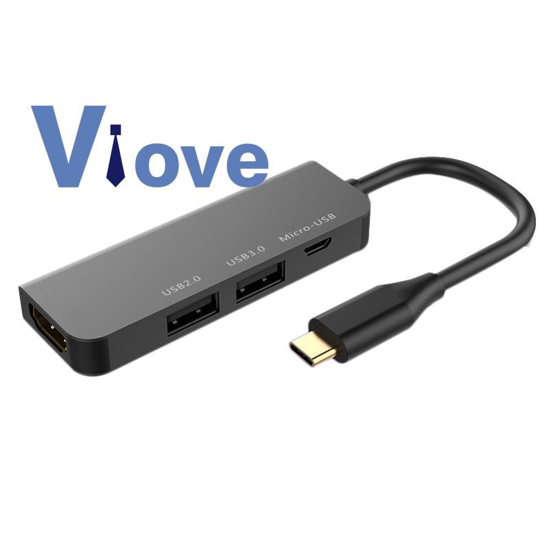 Đế Sạc Loại C Usb 3.0 + Usb2.0 + Micro-Usb + Hdmi-Compatible