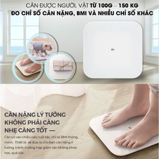 Cân Điện Tử Thông Minh Xiaomi Mi Smart Scale Gen 2