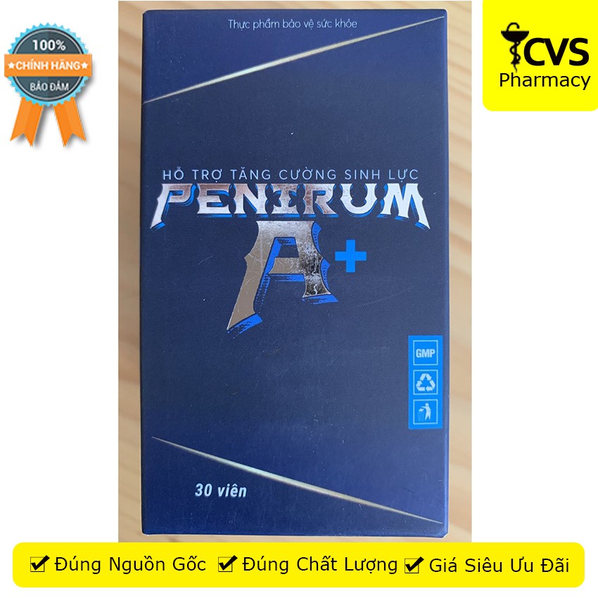 Viên Uống Penirum A+ giúp bổ thận, tráng dương, mạnh gân cốt, tăng cường khả năng sinh lý nam giới - cvspharmacy