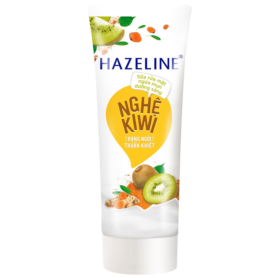 Sữa rửa mặt Hazeline 100g xanh, vàng, hồng