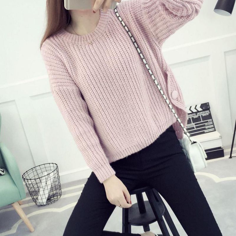 Áo Sweater Nữ Kiểu Hàn Quốc Thời Trang Xuân Thu