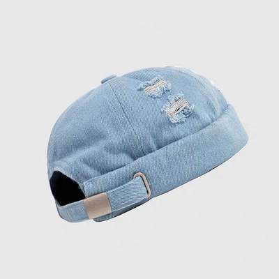 THE CAPAL Mũ Cao Bồi Cotton Không Vành Thời Trang hip hop Cá Tính 3 Màu Để Chọn Lựa