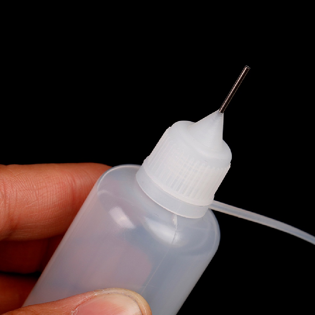 Set 5 chai bóp mũi kim JETTING bằng nhựa 30ml dùng để bôi keo DIY tiện dụng QDD