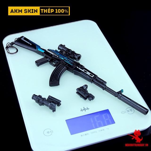 💥 MÔ HÌNH AKM TẶN SCOPE VÀ KỆ - MÓC KHOÁ PUBG💥