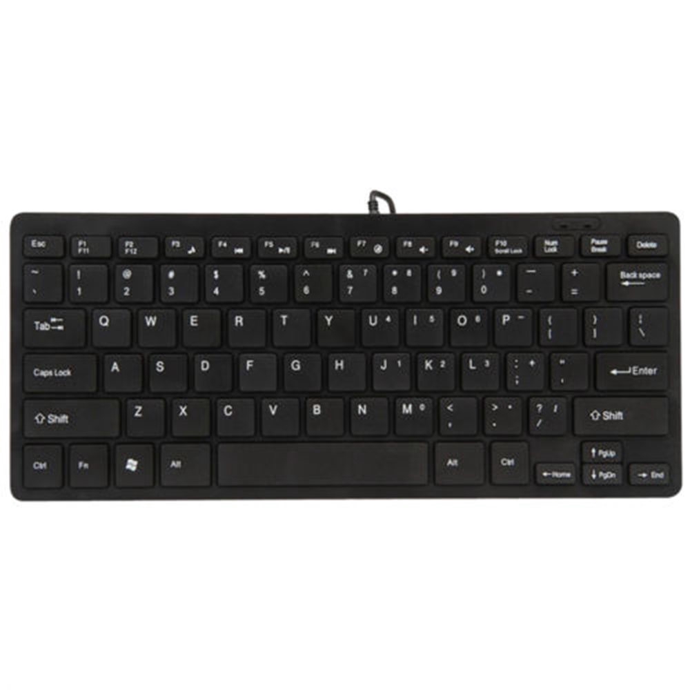 Bàn phím mini màu đen 78 phím dành cho máy tính laptop