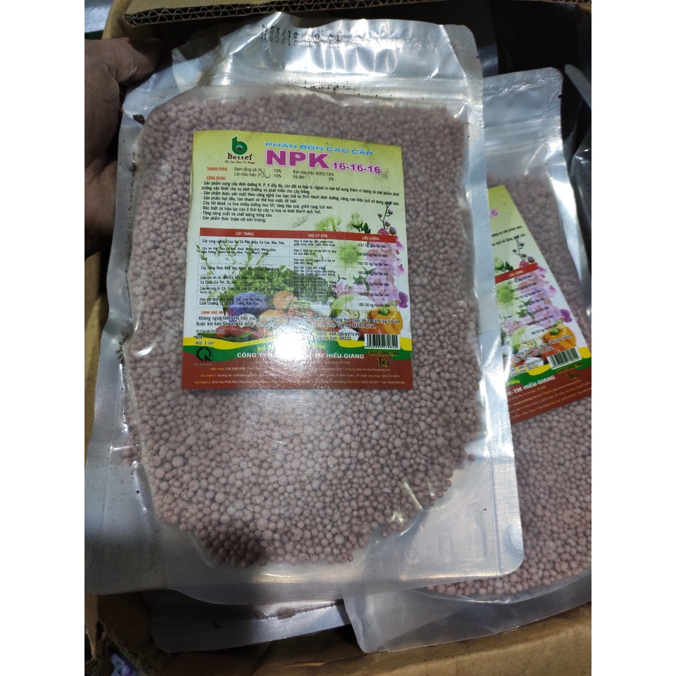 phân bón NPK 16-16-16 1kg
