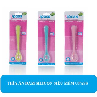 Thìa ăn dặm silicon Upass UP3001W