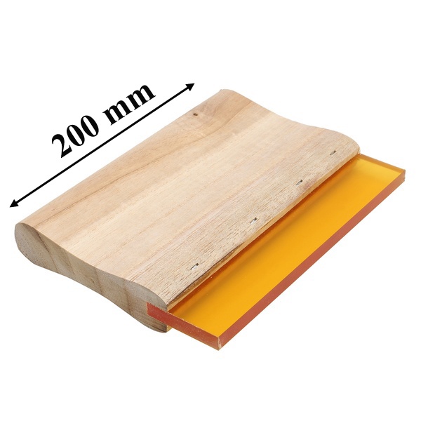 Bộ dụng cụ in lụa cho người mới bắt đầu:khung lụa 300x400mm, dao gạt mực, keo-chất nhạy sáng-giấy, kẹp khung
