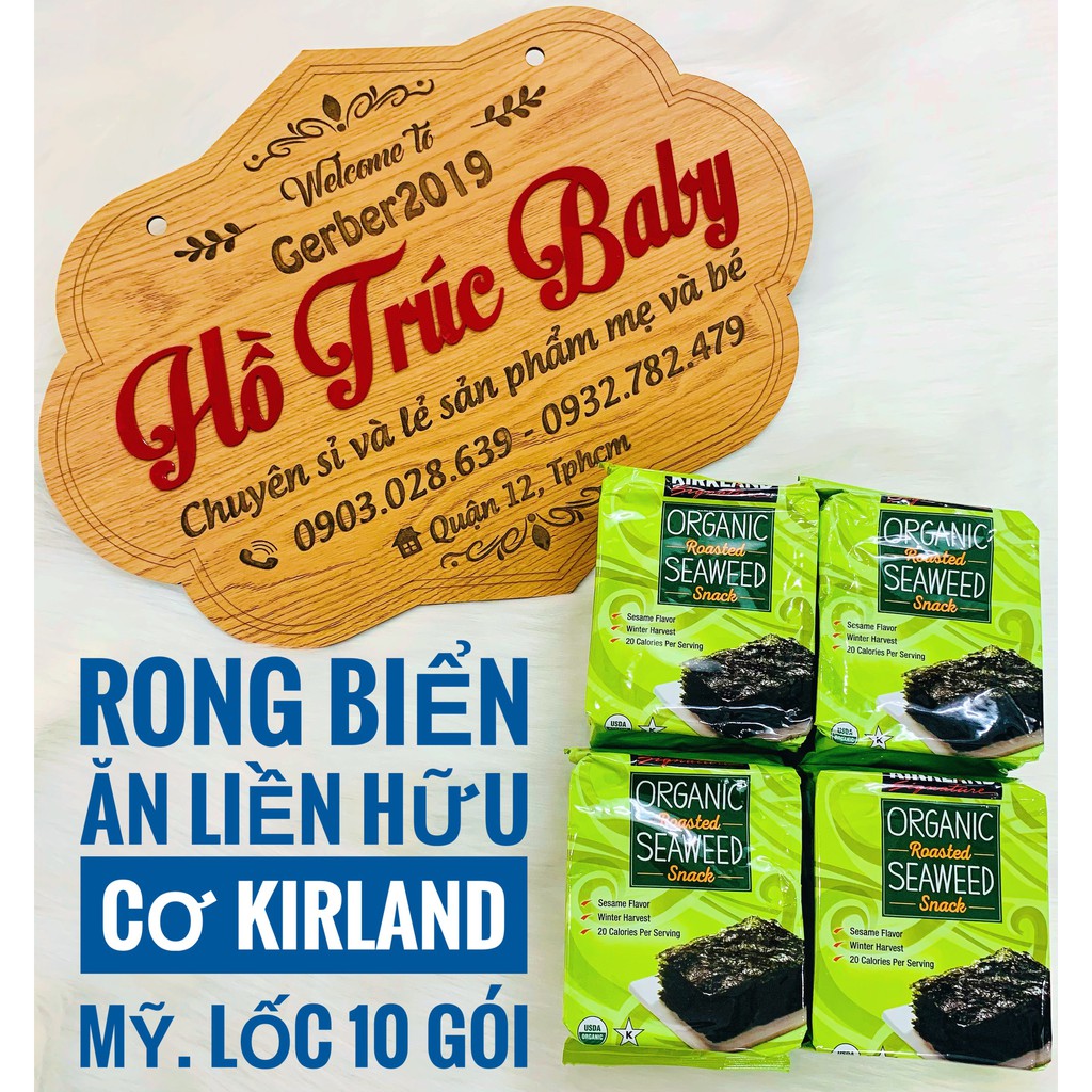 HSD: 2022.RONG BIỂN KHÔ Oganic của KIRLAND GÓI 17G