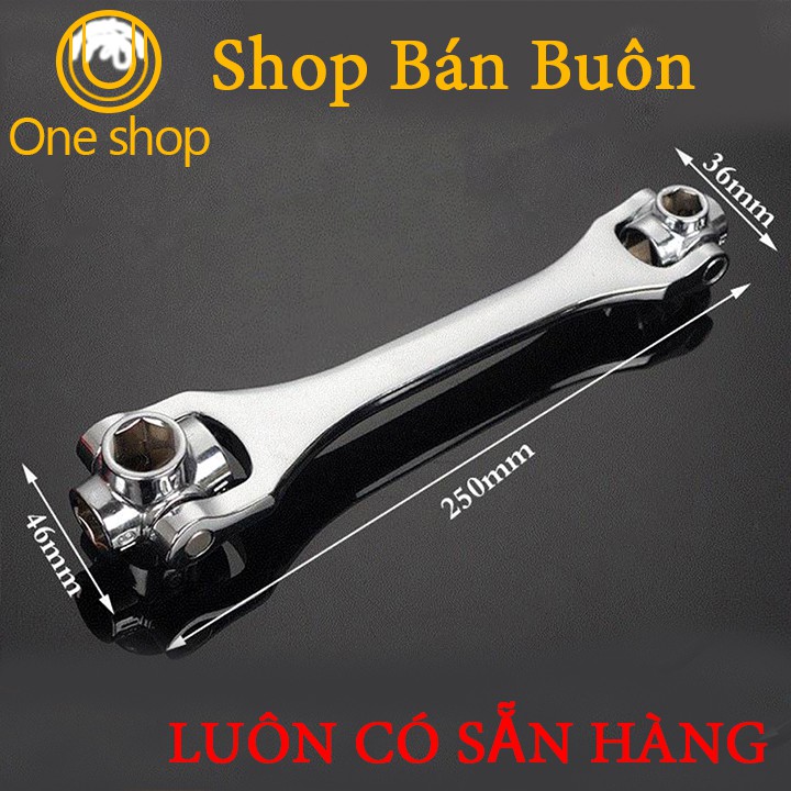 Cần Xiết Bulong 8 Đầu Xoay 360