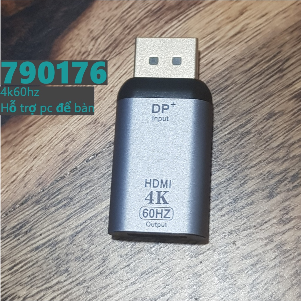 Đầu chuyển Mini DP, DP to HDMI 4k60hz hỗ trợ Táo Book Pro/ Air, Sur Book - Hồ Phạm
