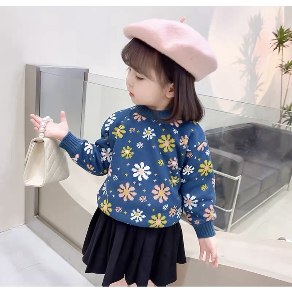 siêu sẩm áo len cho bé