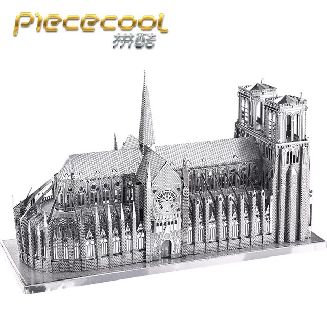 📌 Mô hình lắp ghép kim loại 3d Nhà Thờ Đức Bà Paris ⛪️