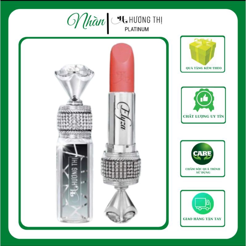 Son Dưỡng Môi Không Phai Elyza Hương Thị Siêu Sang – Phiên Bản Kim Cương (Hồng Đáng Yêu) - TĐL Nhàn Trương