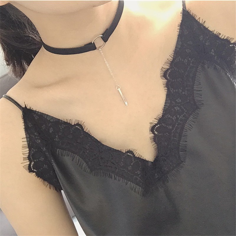 SUXI Vòng cổ choker kiểu Hàn Quốc thời trang