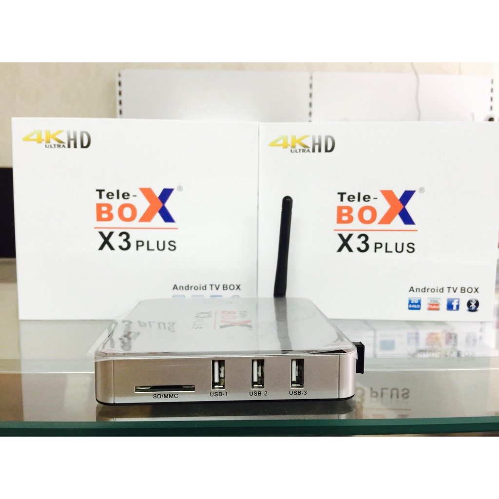 Smart Box TeleBOX X3 Plus + Chuột không dây cao cấp