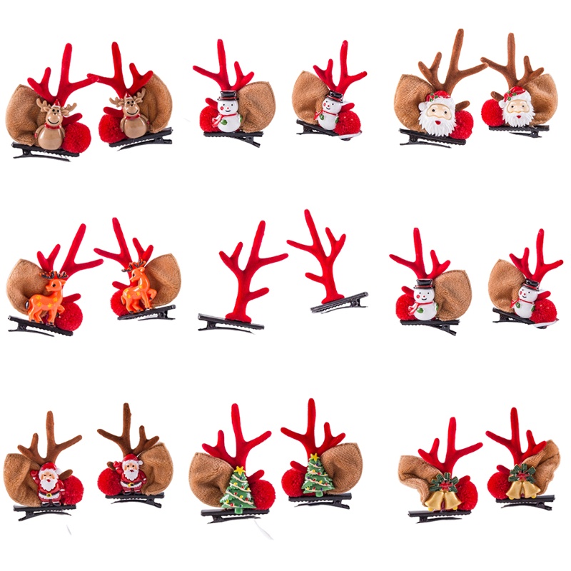 Kẹp tóc kim loại hình người tuyết hoạt hình đáng yêu cho bé gái