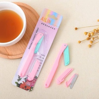 TKVT2 - BỘ DAO CẠO LÔNG MÀY ALIN 2 LƯỠI