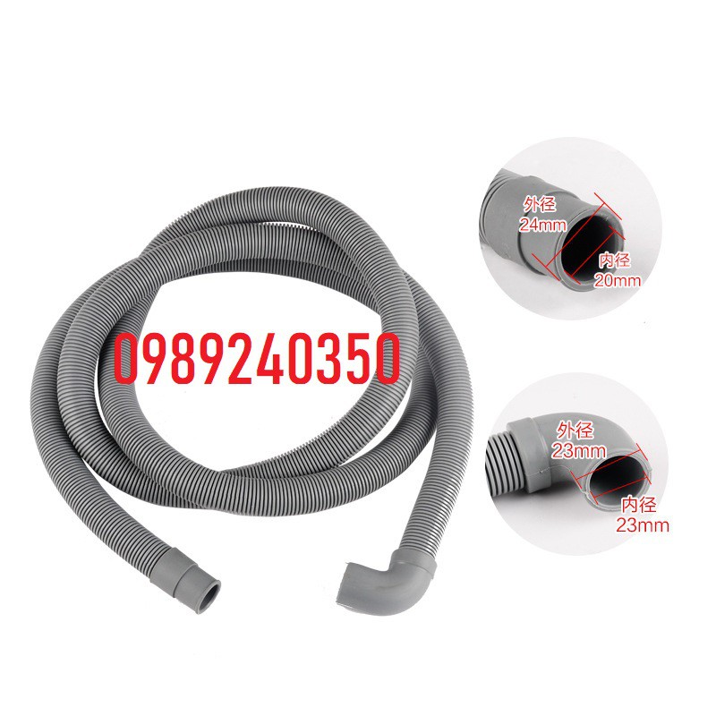 Ống thoát nước máy giặt cửa ngang dài 1,5m loại tốt