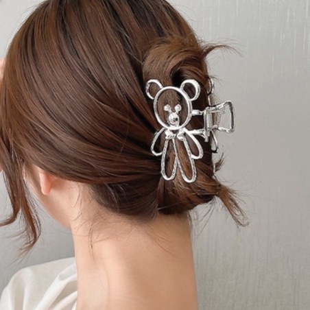 (CAO CẤP)Kẹp tóc Hàn Quốc cỡ lớn GG Beauty hottrend 2022 kẹp càng cua cute cặp tóc kim loại xinh xắn cho nữ - #kẹp_tóc