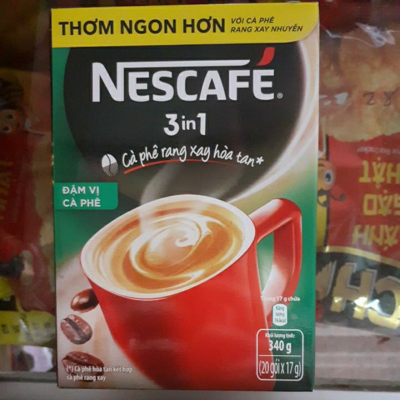 cà phê rang xay Nescafe 3in1 340g