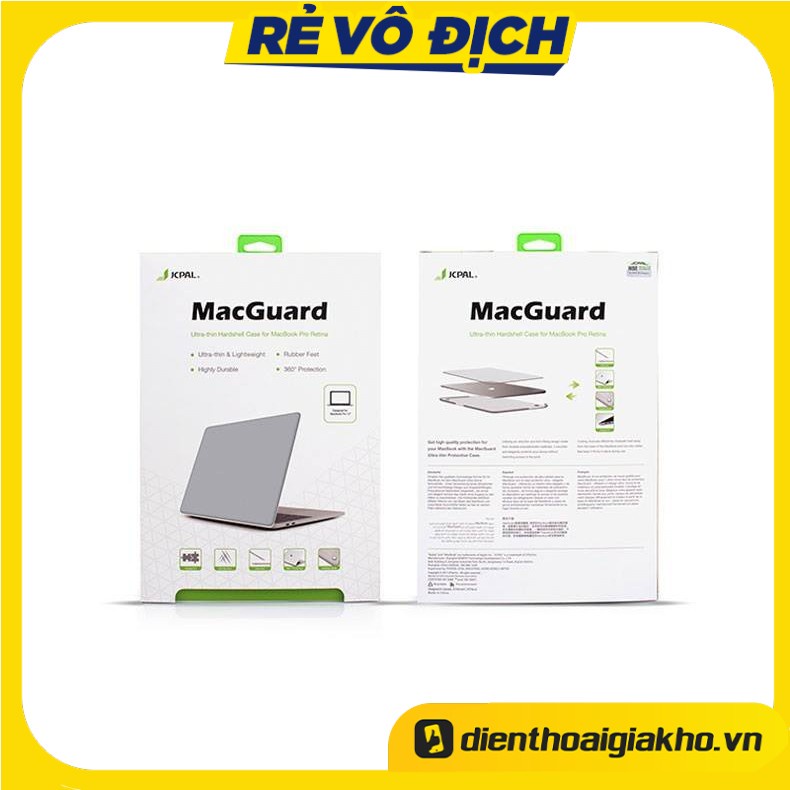 Bộ Dán Bảo Vệ Macbook JCPAL Macguard 5 in 1 Đủ dòng