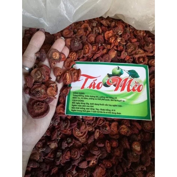 Táo mèo khô ngâm rượu