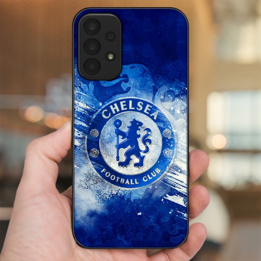 Ốp lưng Samsung A23 viền đen in hình Chelsea FC