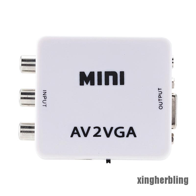 Đầu chuyển đổi từ Av Rca sang Vga Hd 1080p