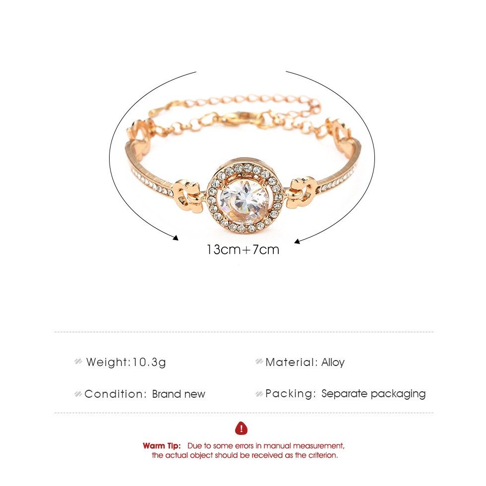 Luxury Female Fashion Diamond Studded Bracelet | BigBuy360 - bigbuy360.vn