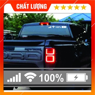 Tem dán xe tải🐷𝑭𝑹𝑬𝑬𝑺𝑯𝑰𝑷🐷biểu tượng logo sóng wifi dán trước gương xe🐷phản quang