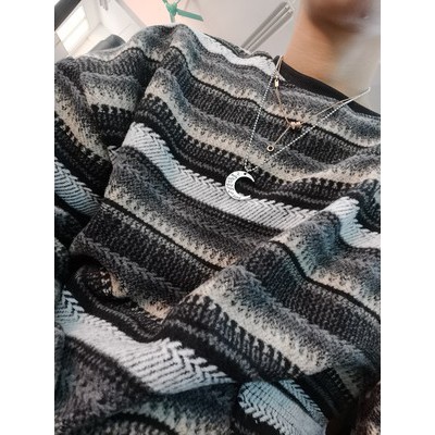 Áo len unisex họa tiết size M L