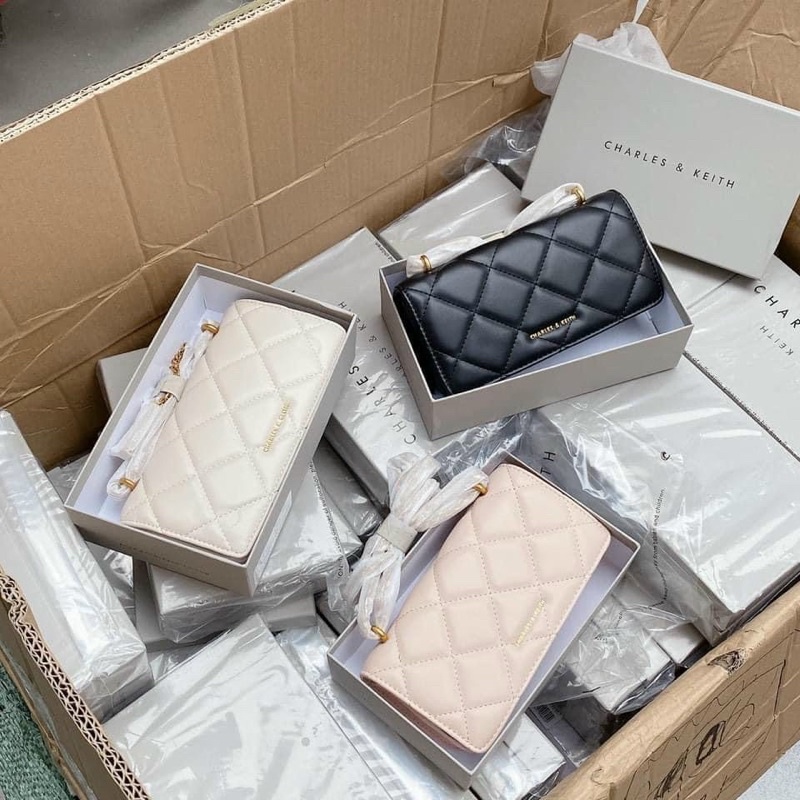 Tui CK ô trám dây đeo chéo fullbox