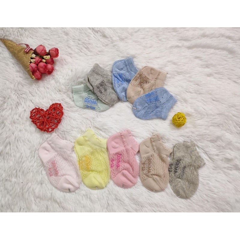 Set 5 đôi tất lưới Dokma cho bé