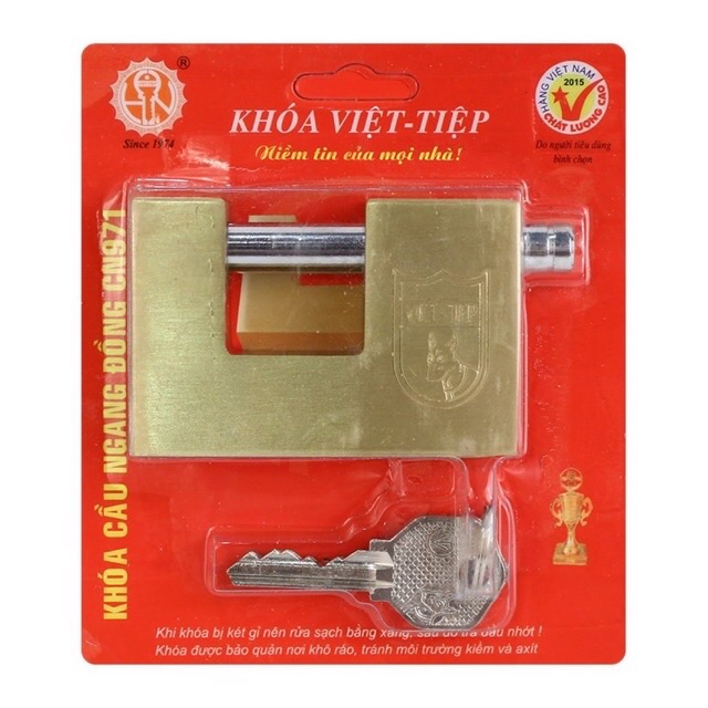 KHOÁ VIỆT TIỆP CẦU NGANG ĐỒNG CÁC CỠ 05206 -CN971- CN974