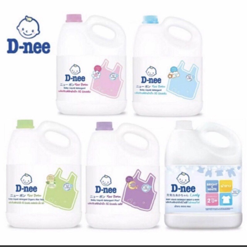 Nước giặt quần áo em bé Dnee 3000ml