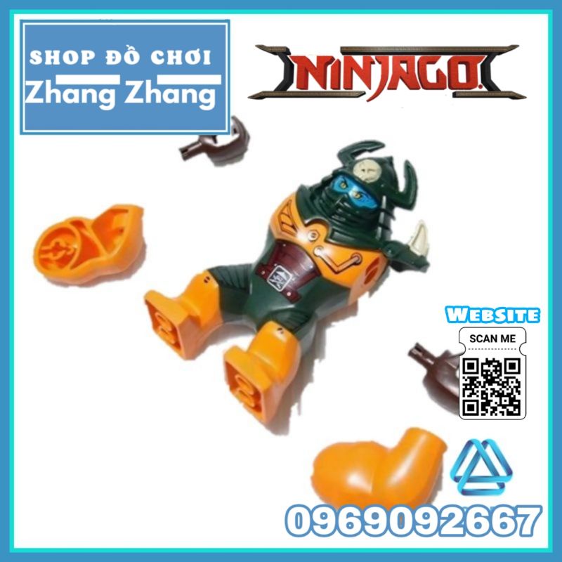 Đồ chơi Xếp hình Ninjago Dogshark : Master of Spinjitzu Minifigures Xinh X0112 Xh247