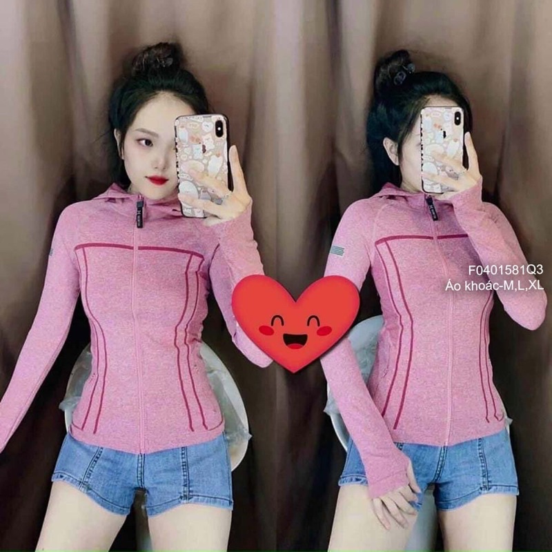 Áo khoác thể thao nỉ xốp dáng croptop viền sọc cá tính VIENS STORE