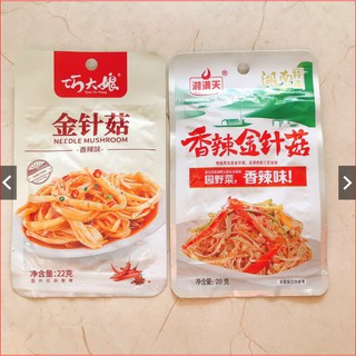 NẤM KIM CHÂM SỐT CAY / CHUA CAY GÓI 22 GRAM