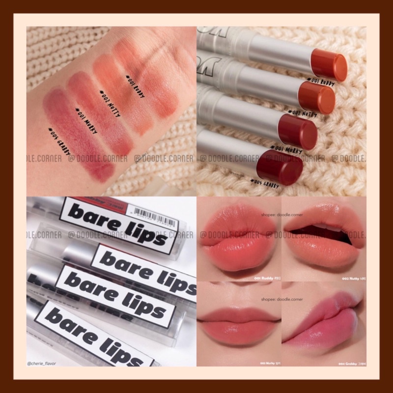 Son dưỡng có màu I'm Meme Bare Lips (Có Sẵn)