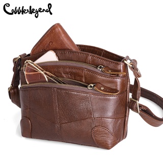 Túi đeo chéo Cobbler Legend bằng da thật thời trang cho bạn gái