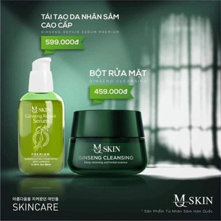 Combo tái tạo MQ vip + bột rữa mặt