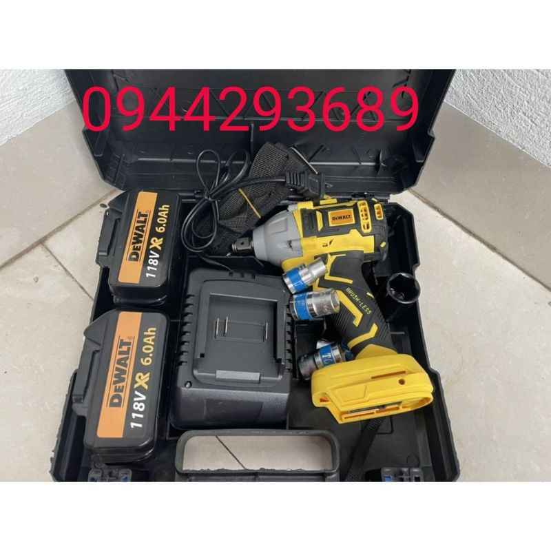 Máy siết Bulong Dewalt118v Động cơ không chổi than