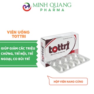 Viên uống TOTTRI của Traphaco tốt cho người bệnh trĩ hộp 30 viên