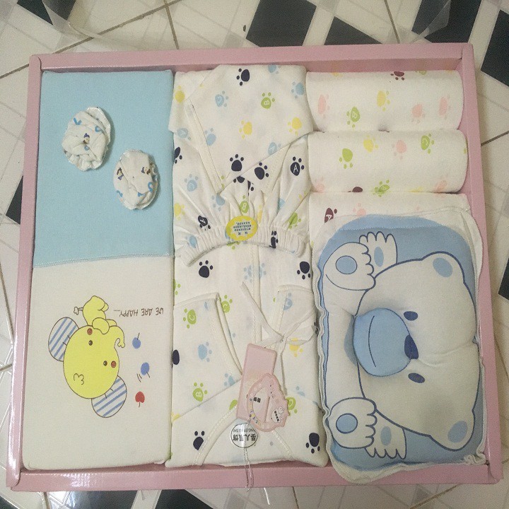 Set quà tặng trẻ sơ sinh 0~6 tháng kèm ảnh thật