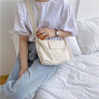 TÚI ĐEO CHÉO VẢI CANVAS NỮ