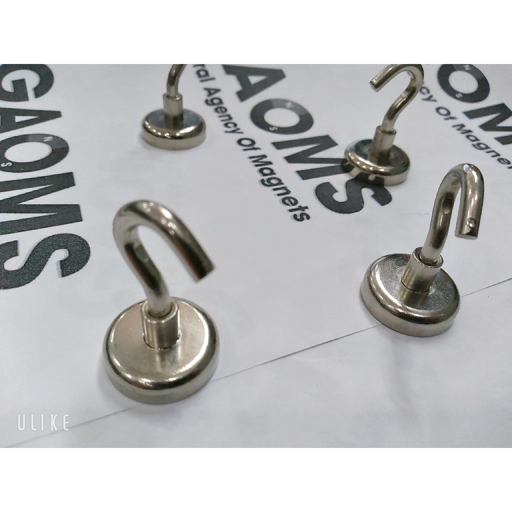 Nam châm móc treo hỏi kích thước D25mm GAOMS, lực hút siêu mạnh